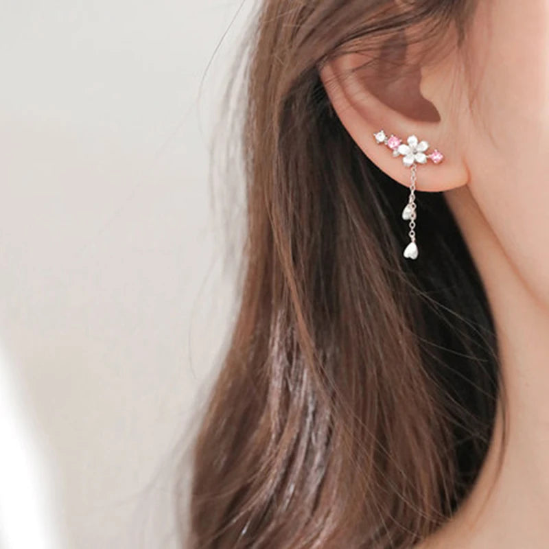 Cherry Blossom Earrings & Necklace
