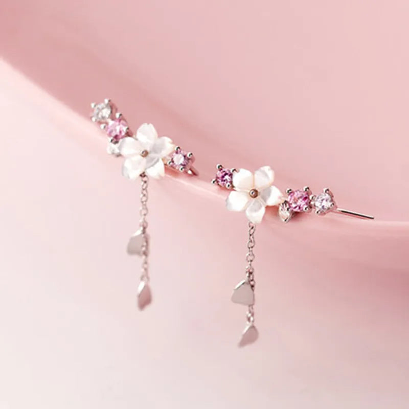 Cherry Blossom Earrings & Necklace