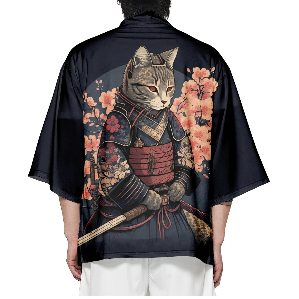 Samurai Cat Kimono Series