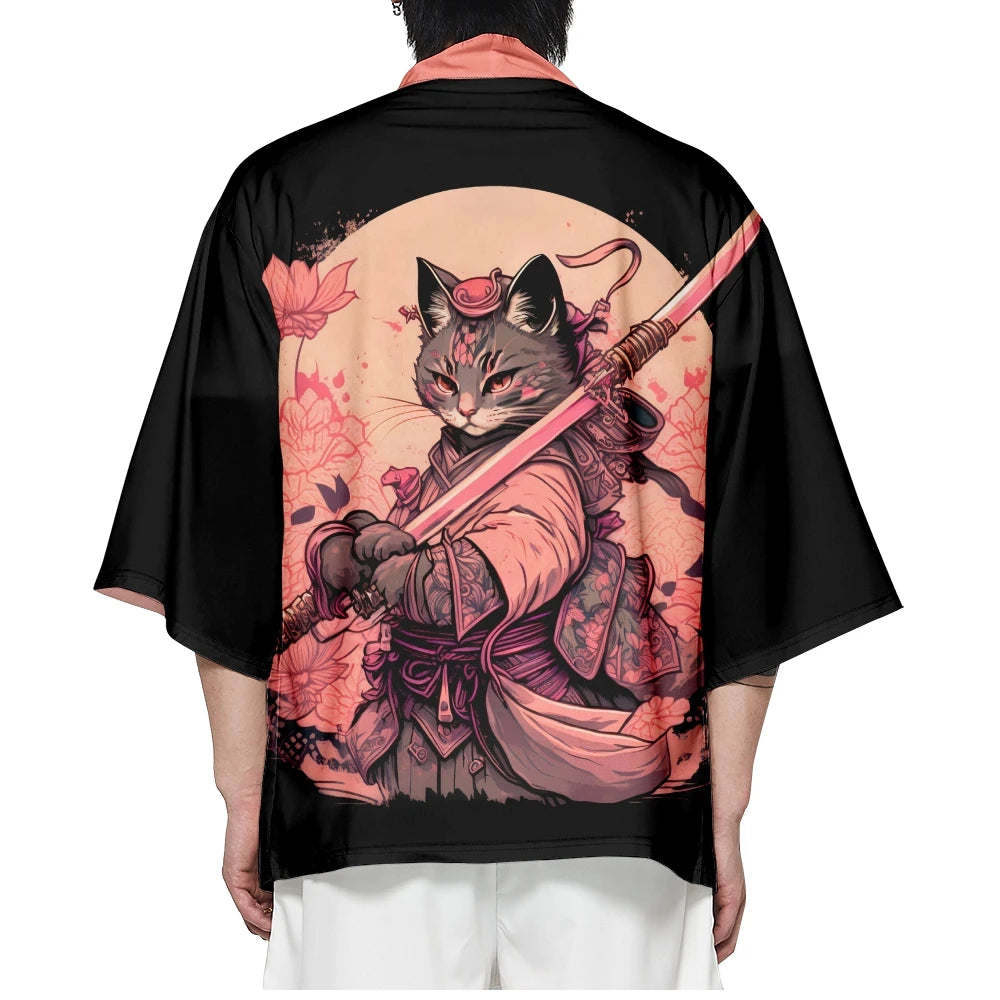 Samurai Cat Kimono Series
