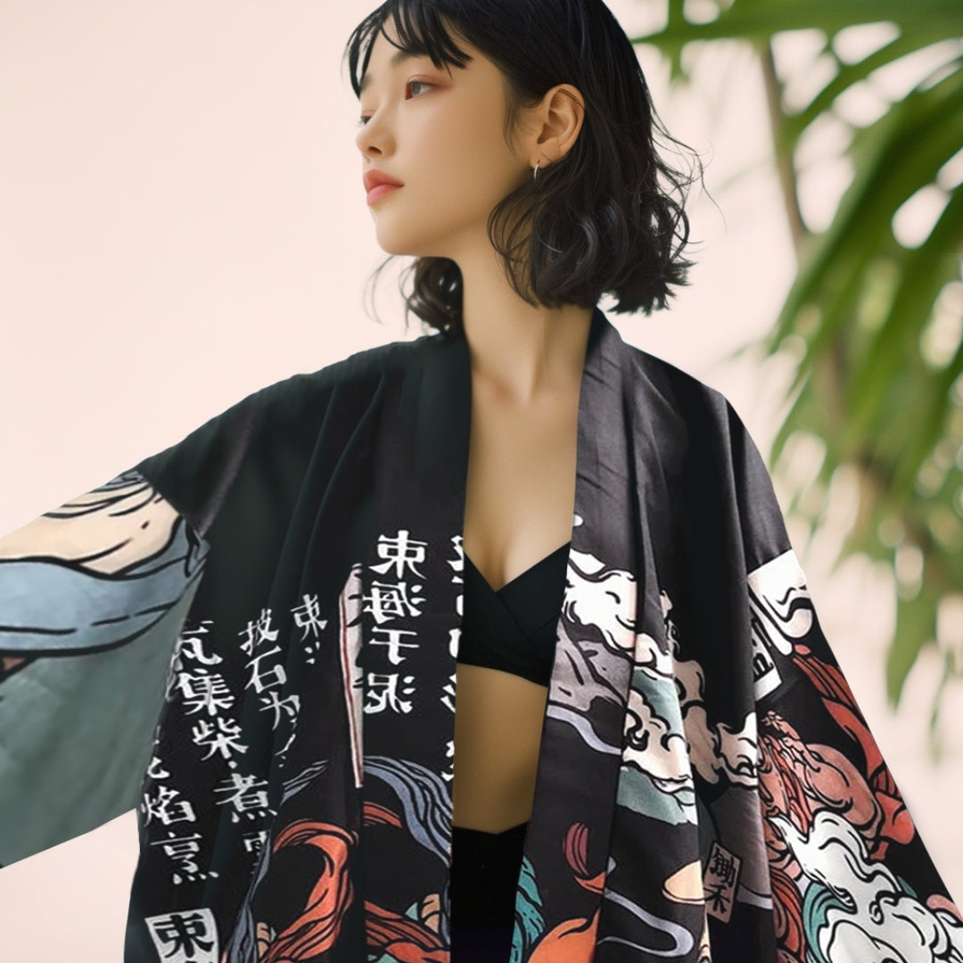 Firestorm Beauty Kimono Top