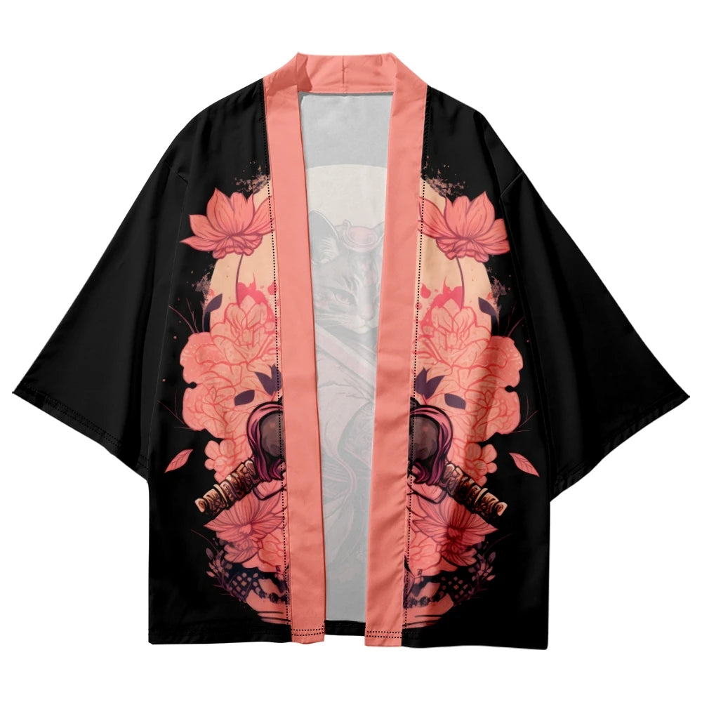 Samurai Cat Kimono Series