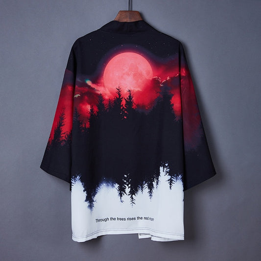 The Red Moon Kimono Jacket Series